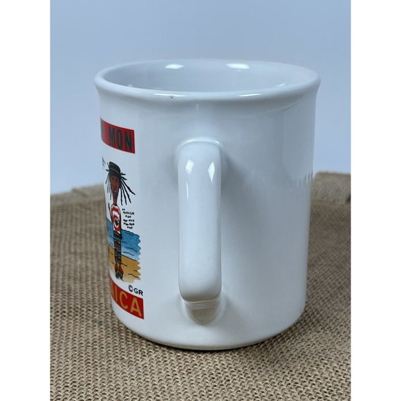 RARE Vintage Beavis and Butt-head Coffee Tea Mug Cup Jamaica Rastafarian Y2K - Picture 5 of 10